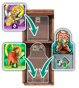 The warehouse holding an apostle and an assistant