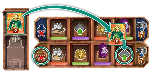 Buying a workshop card and placing it next to your others