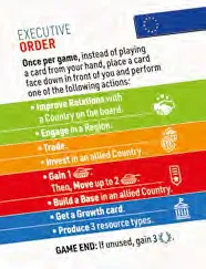 An Executive Order card