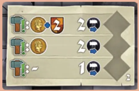 Coin hammer card