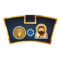 Coin and apostle section